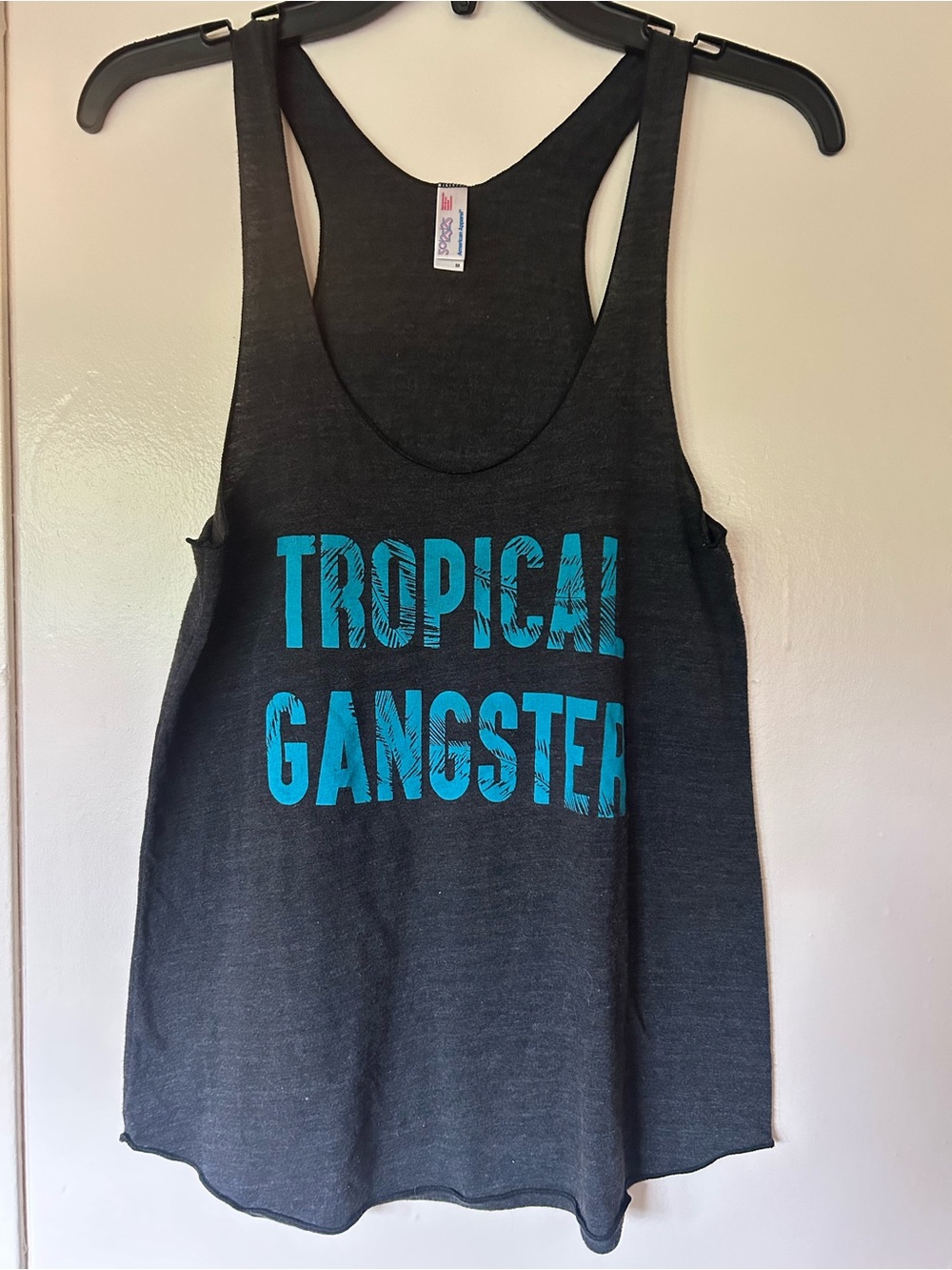Tropical Gangster American Apparel Racerback Tank Top